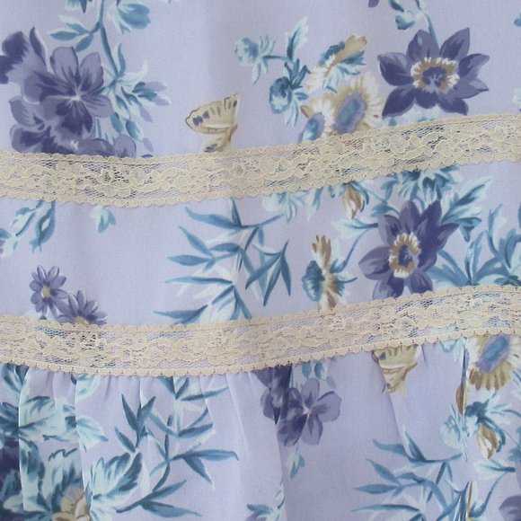 NWT vintage floral print skirt 12 P - Picture 6 of 9